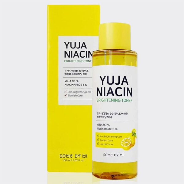 تونر ضد لک و روشن کننده یوجا سام بای می 150 میل مدل Some By Mi yuja niacin brightening toner