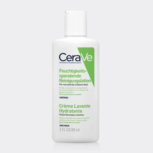 ژل شستشو پوست نرمال تا خشک سراوی  Cerave Creme Lavante Hydratante cleanser 88ml