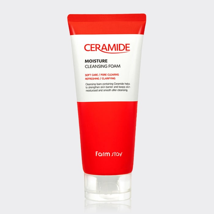 فوم شوینده سرامید فارم استی Farm Stay Ceramide Moisture cleansing Foam 180ml