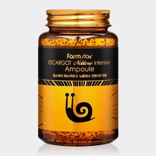 آمپول آبرسان و ترمیم کننده حلزون فارم استی Farm Stay Escargot Noblesse Intensive Ampoule 250ml