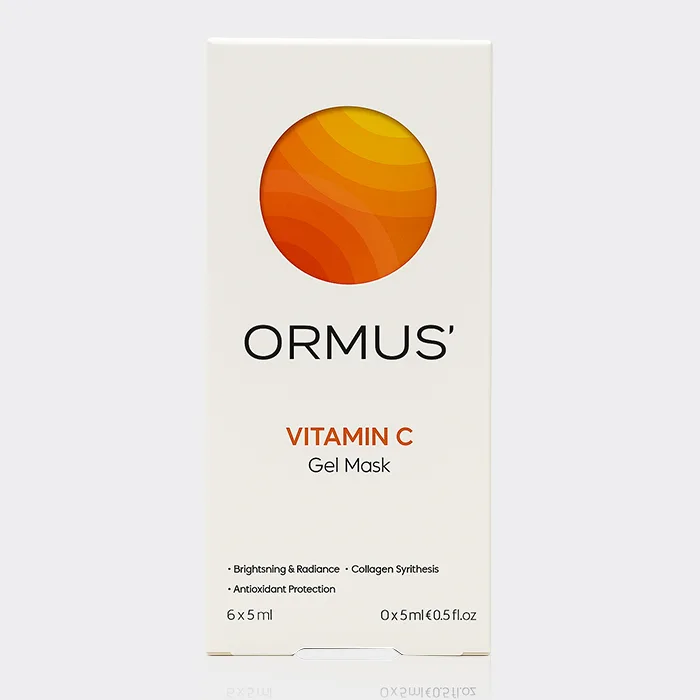 ژل ماسک روشن کننده ویتامین سی اورموس Ormus Vitamin C Gel Mask 6x15ml