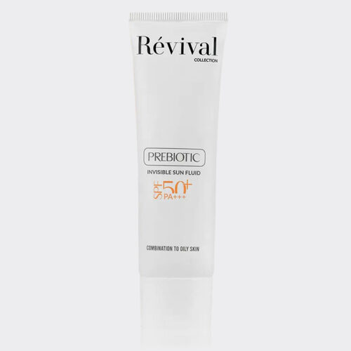 ضد آفتاب پری بیوتیک پوست چرب رویوال Revival Prebiotic Invisible SPF 50 Sun Fluid 50ml