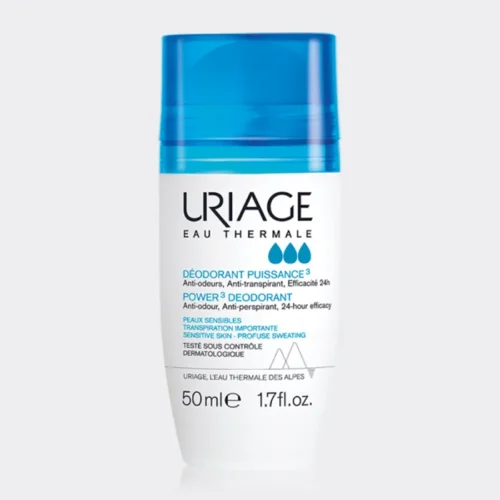 رول دئودورانت ضد تعریق پاور3 اوریاژ  Uriage Power3 Deodorant 50ml