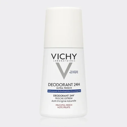 اسپری دئودورانت ضد تعریق فروت نوت ویشی  Vichy Deodorant 24H Note Fruite 100ml