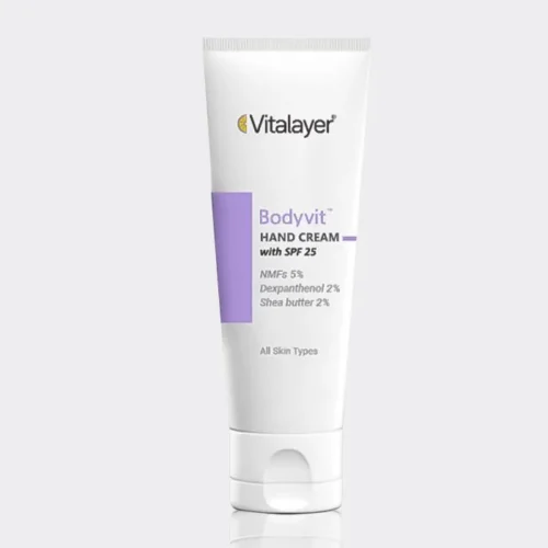 کرم دست مرطوب کننده و ضد لک بادی ویت ویتالیر Bodyvit Hand Cream 75ml