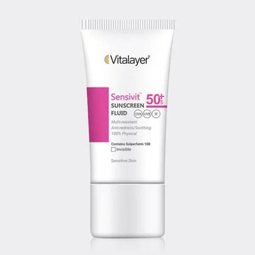 فلوئید ضد آفتاب پوست حساس سنسیویت ویتالیر Vitalayer Sensivit Sunscreen SPF50 Fluid 50ml