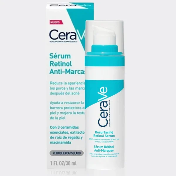 سرم ضد لک و جوش رتینول سراوی Cerave Resurfacing Retinol Serum 30ml