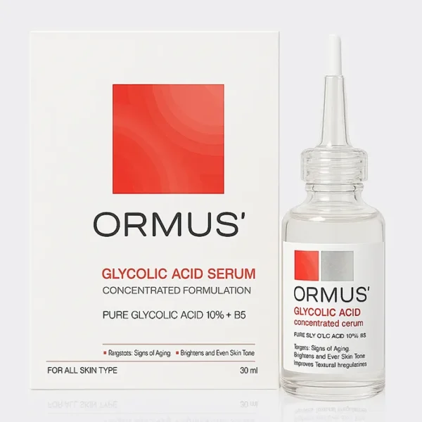 سرم کنسانتره گلایکولیک اسید اورموس Ormus Glycolic Acid Serum 30ml