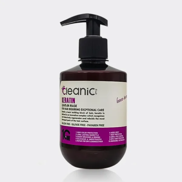 ماسک مو کراتین بعد از حمام کلینیک کیندی Cleanic Kindii Keratin Leave In Mask 350ml