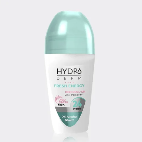 رول ضد تعریق بانوان فرش انرژی هیدرودرم Hydroderm Fresh Energy Deo Roll-On 50ml