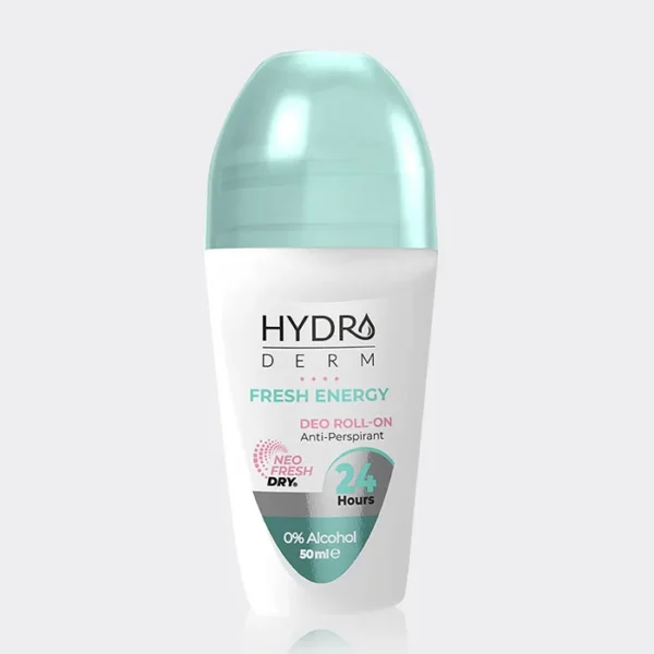 رول ضد تعریق بانوان فرش انرژی هیدرودرم Hydroderm Fresh Energy Deo Roll-On 50ml
