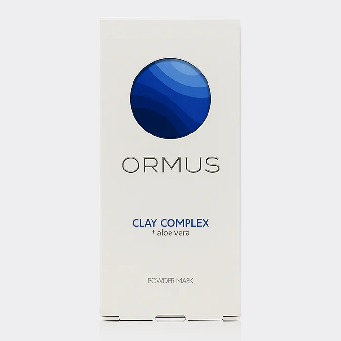ماسک پودری کمپلکس خاک رس و آلوئه ورا اورموس Ormus Clay Complex+Aloe Vera Powder Mask 5x30g