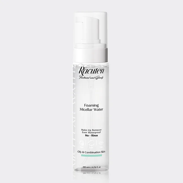 فوم میسلار واتر پوست چرب و مختلط راکوتن Racuten Foaming Micellar Water Oily & Combination Skin 200ml