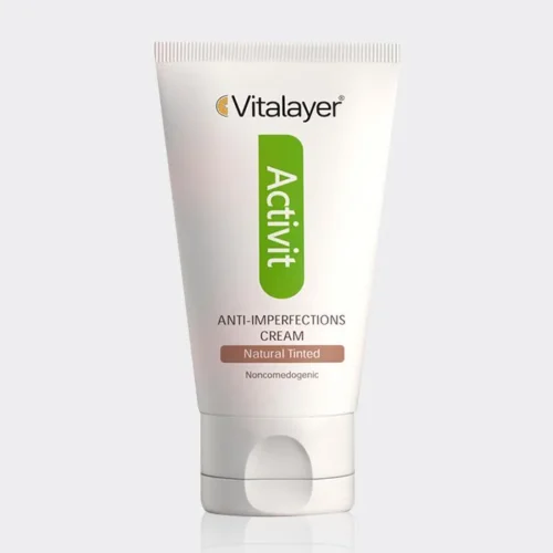کرم ضد جوش رنگی اکتی ویت ویتالیر Vitalayer Anti Imperfections Cream Natural Tinted 40ml