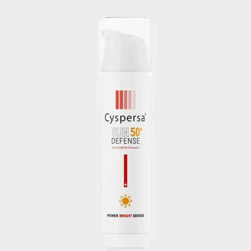 فلوئید ضد آفتاب ضد لک سیسپرسا Cyspersa Sun 50+ Defense Fluid Sunscreen 50ml