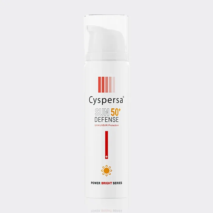 فلوئید ضد آفتاب ضد لک سیسپرسا Cyspersa Sun 50+ Defense Fluid Sunscreen 50ml