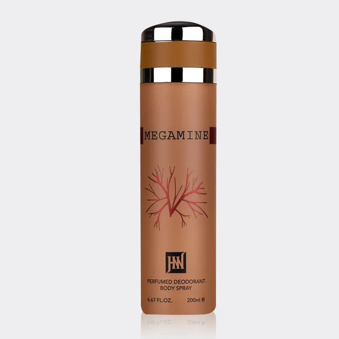 اسپری بدن مردانه مگاماین جکوینز Jackwins Megamine Perfumed Deodorant Body Spray 200ml