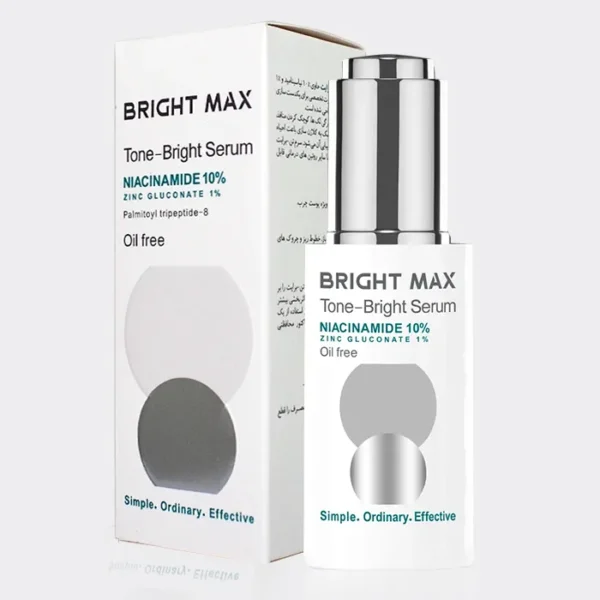 سرم نیاسینامید 10% تن-برایت برایت مکس Bright Max Niacinamide 10% Tone-Bright Serum 30ml