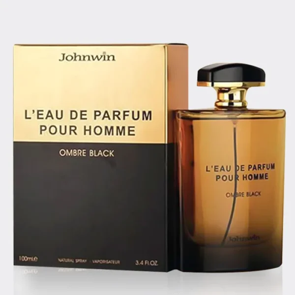 ادو پرفیوم مردانه آمبر بلک جکوینز Jackwins Ombre Black EAU DE PARFUM 100ML