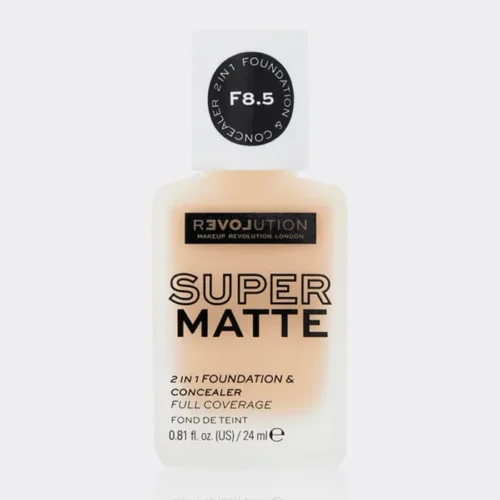 کرم پودر 2 در 1 سوپر مات رولوشن Revolution Super Matte 2 In 1 Foundation & Concealer 24ml