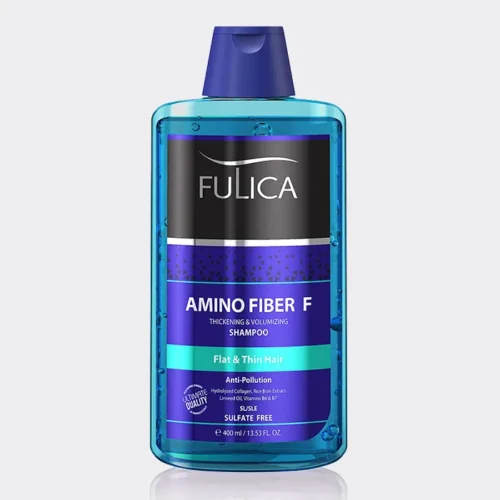 شامپو تقویت کننده و حجم دهنده آمینو فیبر فولیکا Fulica Amino Fiber F Thickening & Volumizing Shampoo 400ml