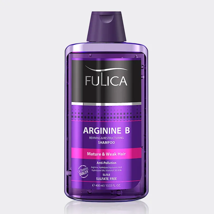 شامپو تقویت کننده و احیاء کننده آرژنین B فولیکا Fulica Arginine B Reviving & Retructuring Shampoo 400ml