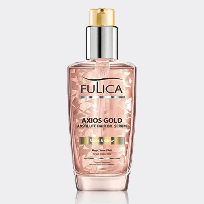 سرم مو براق کننده اکسیوس گلد فولیکا Fulica Axios Gold Absolute Hair Oil Serum 100ml