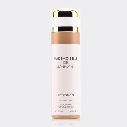 اسپری بدن زنانه مادمویزل جکوینز Jackwins Mademoiselle Perfumed Deodorant Body Spray 200ml