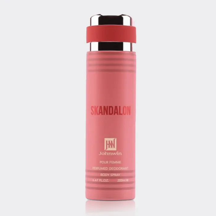 اسپری بدن زنانه اسکندالون جکوینز Jackwins Skandalon Perfumed Deodorant Body Spray 200ml