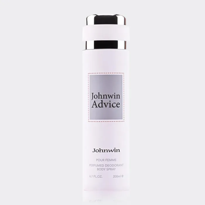 اسپری بدن زنانه ادوایس جانوین Johnwin Advice Perfumed Deodorant Body Spray 200ml