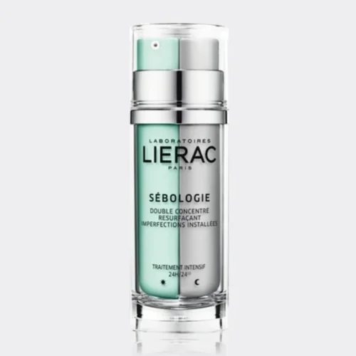 کنسانتره ضد جوش و کنترل چربی سبولوژی لیراک Lierac Sebologie Double Concentrate 2x15ml