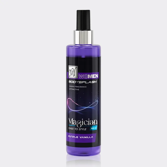 بادی اسپلش یونیسکس مجیشن پرپل وانیلا مای MY Magician Purple Vanilla Body Splash 220ml