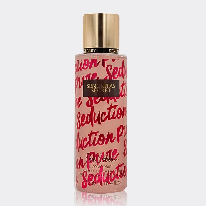 بادی اسپلش شاین دار پیور سداکشن سنوریتاز سکرت Senoritas Secret Pure Seduction Body Splash 250ml