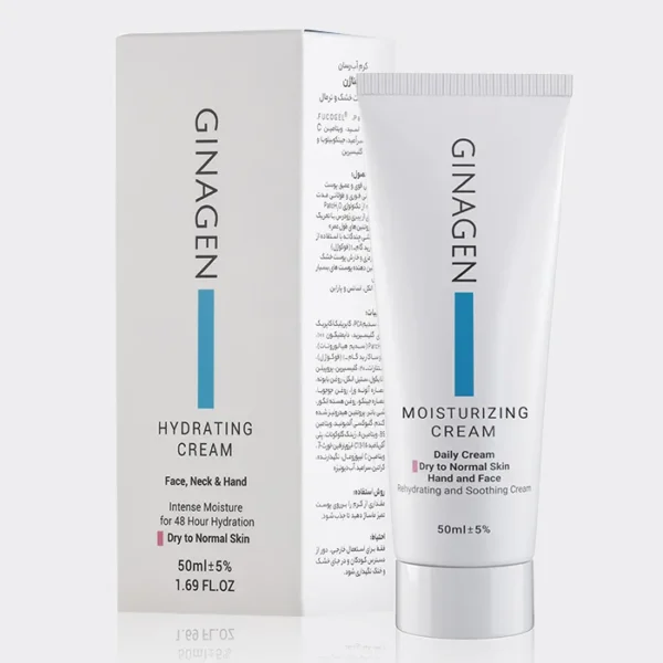 کرم آبرسان پوست خشک ژیناژن Ginagen Dry To Normal Hydrating Cream 50ml