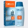 ضد آفتاب اسپرت کلیر نیوژن سولاریس Solaris Wet Skin Sport Clear Newgen SPF 50 Sunscreen Gel 100ml