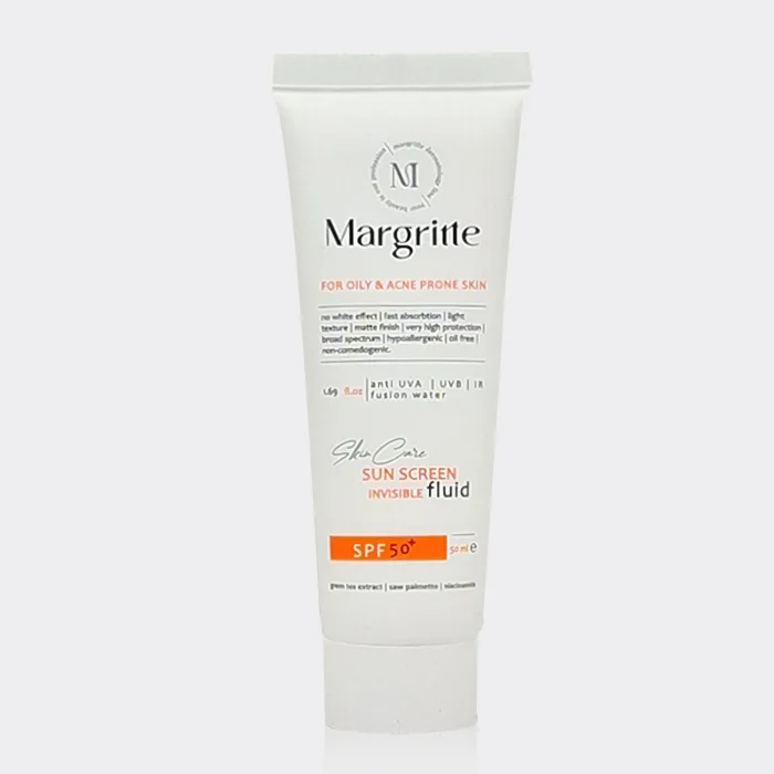 فلوئید ضد آفتاب پوست چرب و مستعد آکنه مارگریت Margritte Oily & Acne Prone Sun Screen Fluid 50ml