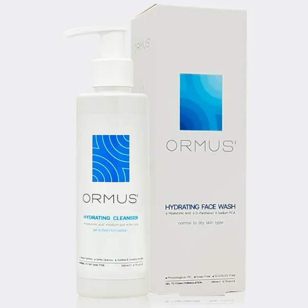 ژل شستشو و آبرسان پوست خشک اورموس Ormus Hydrating Face Wash 200ml