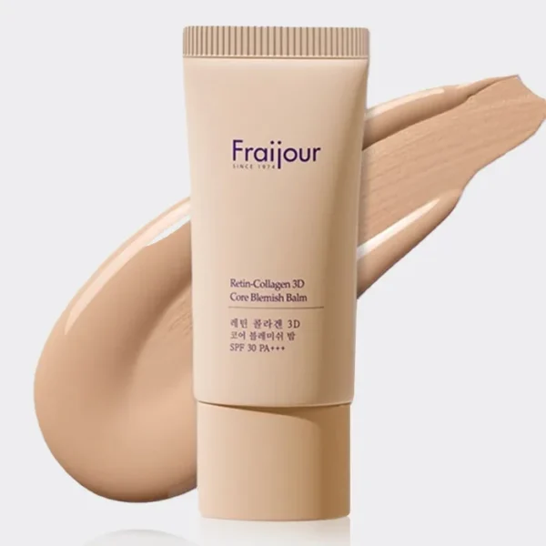 3-fraijour-retin-collagen-blemish-balm-1.webp بی بی کرم (بلمیش بالم) رتینول کلاژن فریجور Fraijour Retin-Collagen 3D Core Blemish Balm 50ml