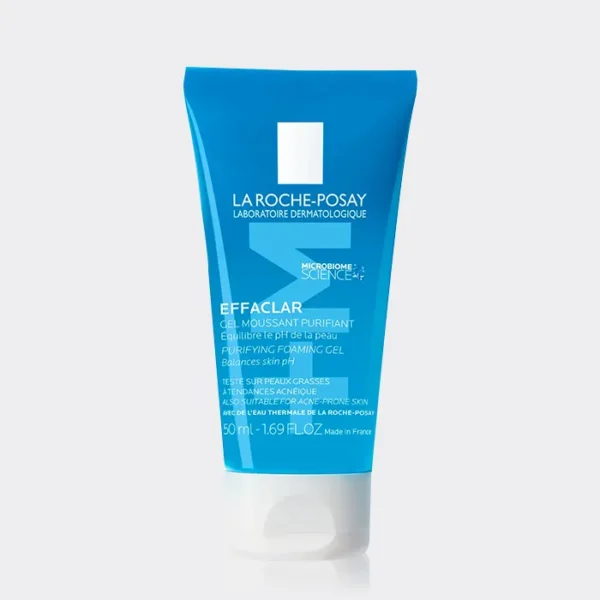 3-laroch-posay-effaclar.webp ژل شستشوی صورت لاروش پوزای مدل افکلار حجم 50 میل مدل La Roche-Posay Effaclar Face Wash Gel