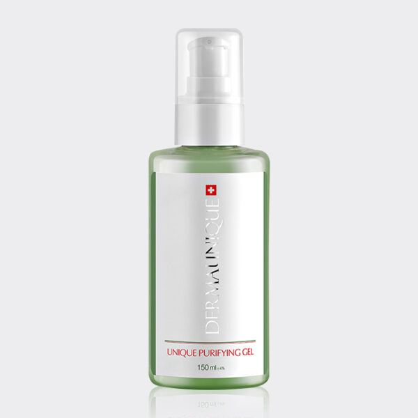 1-dermaunique-purifyinf-gel-wash.jpg ژل شستشو ضد جوش و کنترل چربی درمایونیک Dermaunique Purifying Gel 150ml