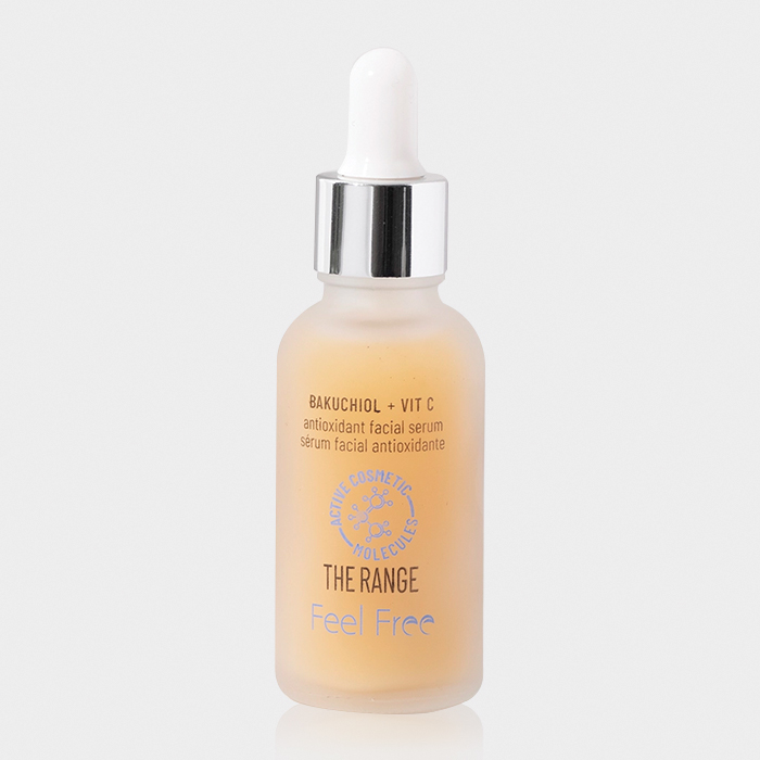 سرم جوانساز باکوچیول ویتامین سی فیل فری Feel Free The Range Bakuchiol + Vit C Serum 30ml