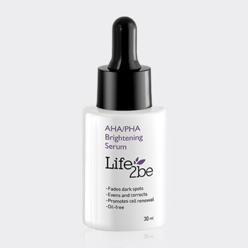 1-life-2-be-aha.jpg سرم لایه بردار و روشن کننده لایف تو بی Life 2 be AHA/PHA Brightening Serum 30ml