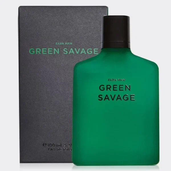 ادوتویلت مردانه زارا گرین ساواج مدل ZARA GREEN SAVAGE EAU DE TOILETTE 100 ML
