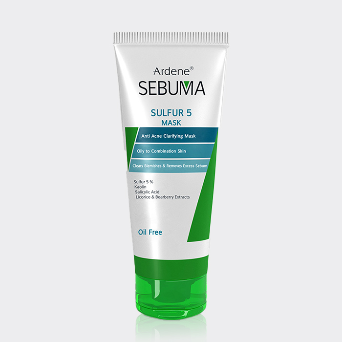 ماسک پاک‌سازی و ضدجوش سولفور 5 آردن سبوما Ardene Sebuma Sulfur 5 Mask 75ml