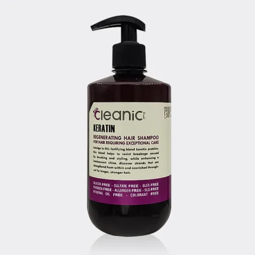 شامپو بدون سولفات کراتین کلینیک کیندی   Cleanic Kindii Keratin Hair Shampoo 550ml