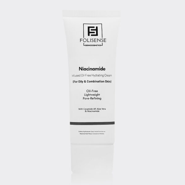کرم آبرسان نیاسینامید فولیسنس Folisense Infused Oil-Free Hydrating Cream 40ml