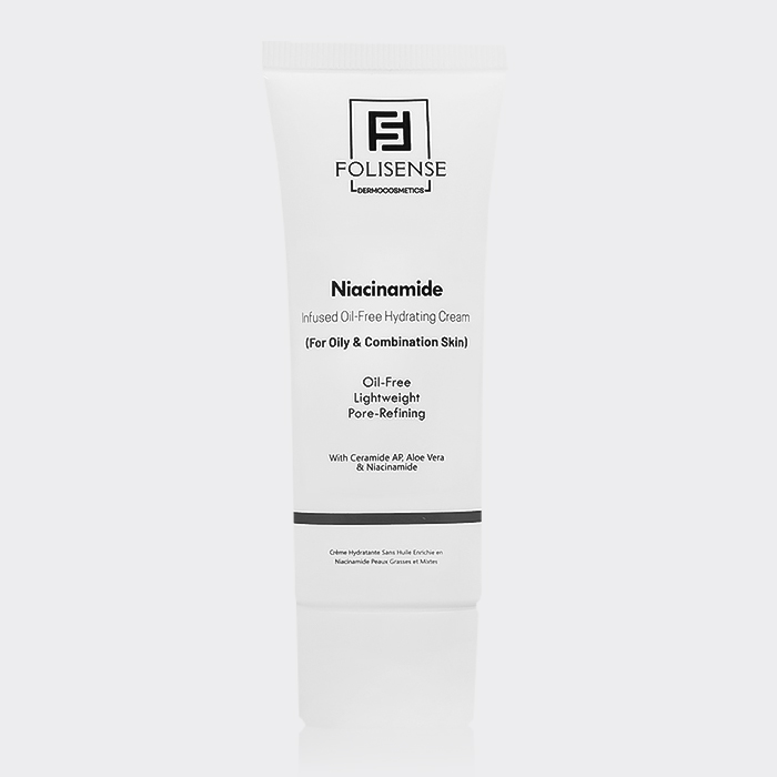 کرم آبرسان نیاسینامید فولیسنس Folisense Infused Oil-Free Hydrating Cream 40ml