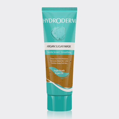 1-hydroderm-argan-sugar-mask.jpg ماسک اسکراب شکر و آرگان هیدرودرم Hydroderm Argan Sugar Mask 100g