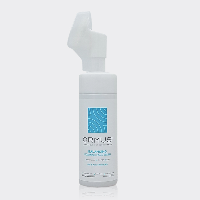 فوم شستشو براش‌دار آبرسان اورموس Ormus Hydrating Foaming Face Wash 150ml