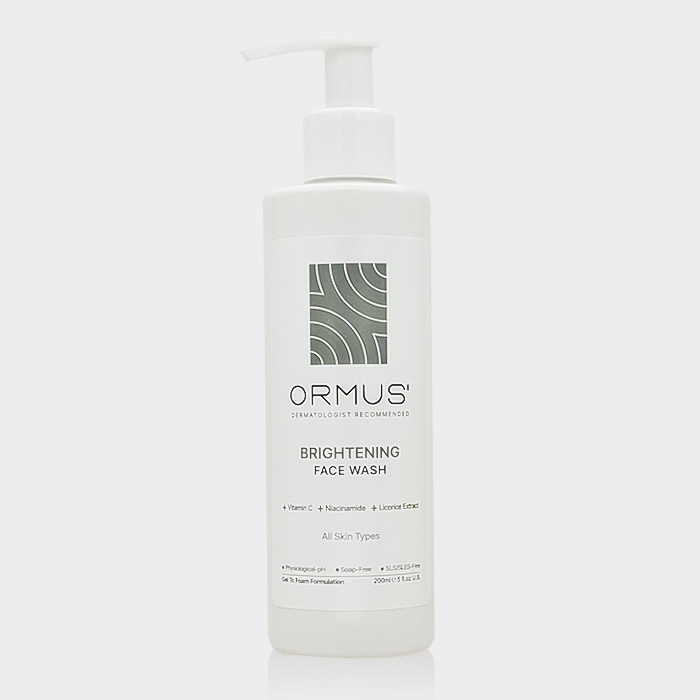 ژل شستشو روشن‌کننده اورموس Ormus Brightening Face Wash Gel 200ml